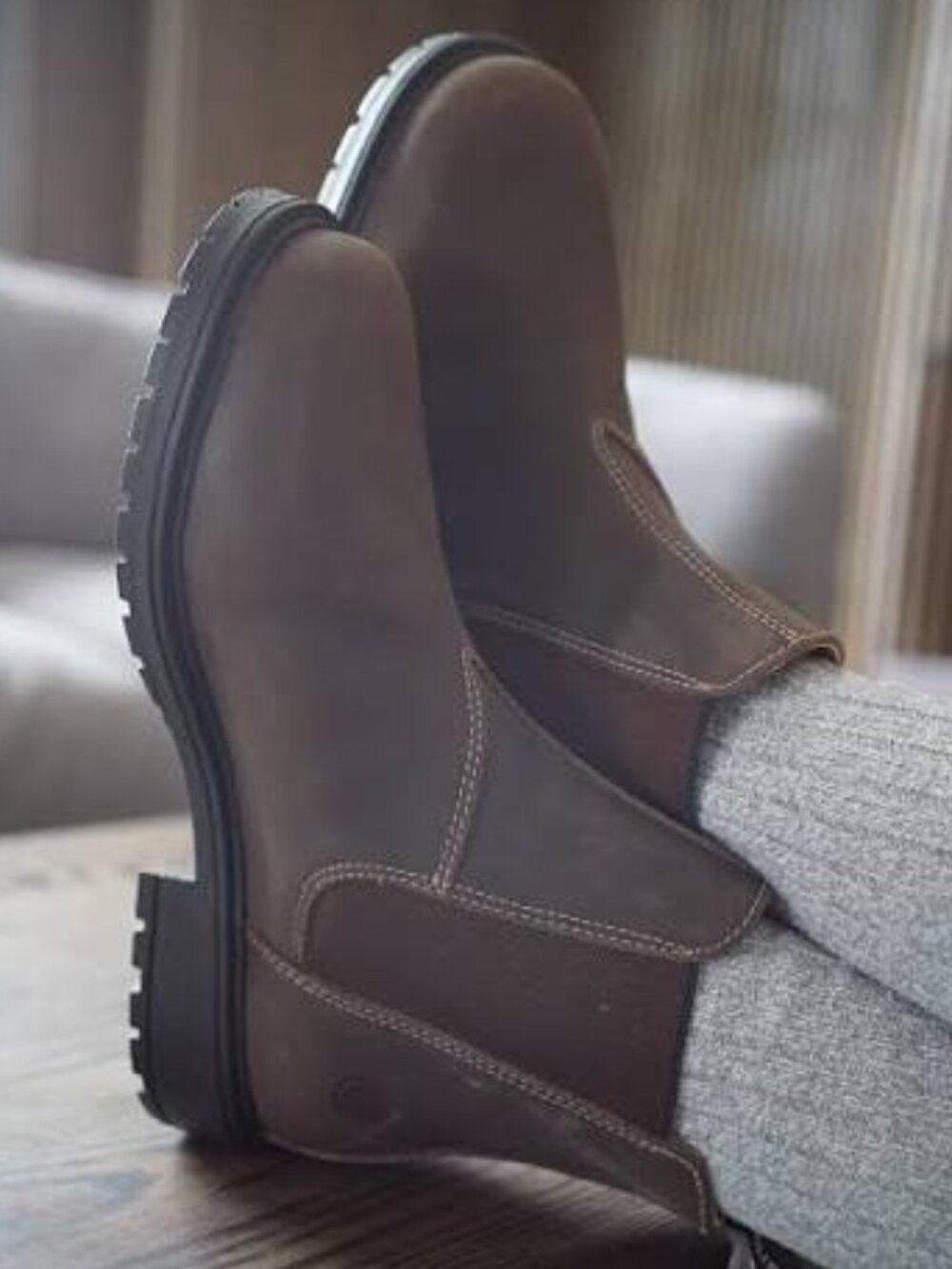 OlibertΓ© Sarnia Chelsea Leather Boots β Brown - Womenβs Size 7 β New in Box